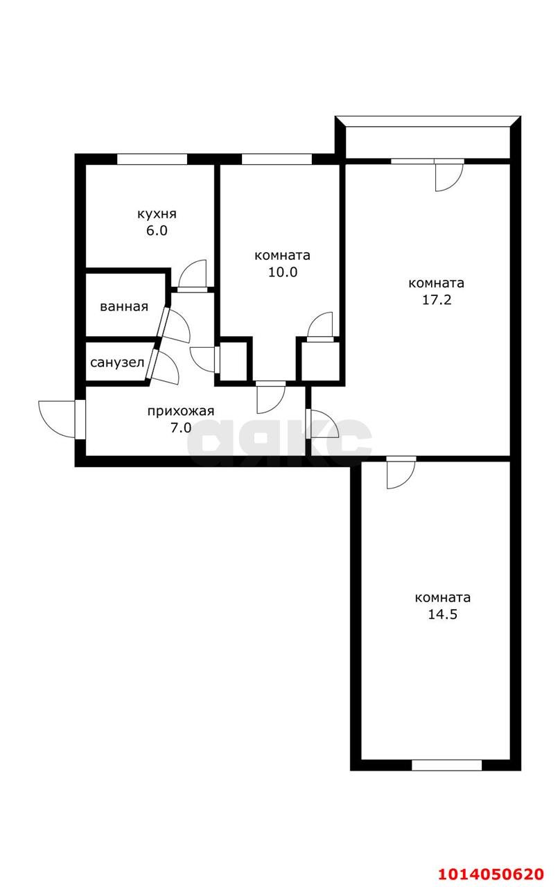 Фото №11: 3-комнатная квартира 65 м² - Краснодар, Хлопчато-бумажный Комбинат, ул. Новороссийская, 182