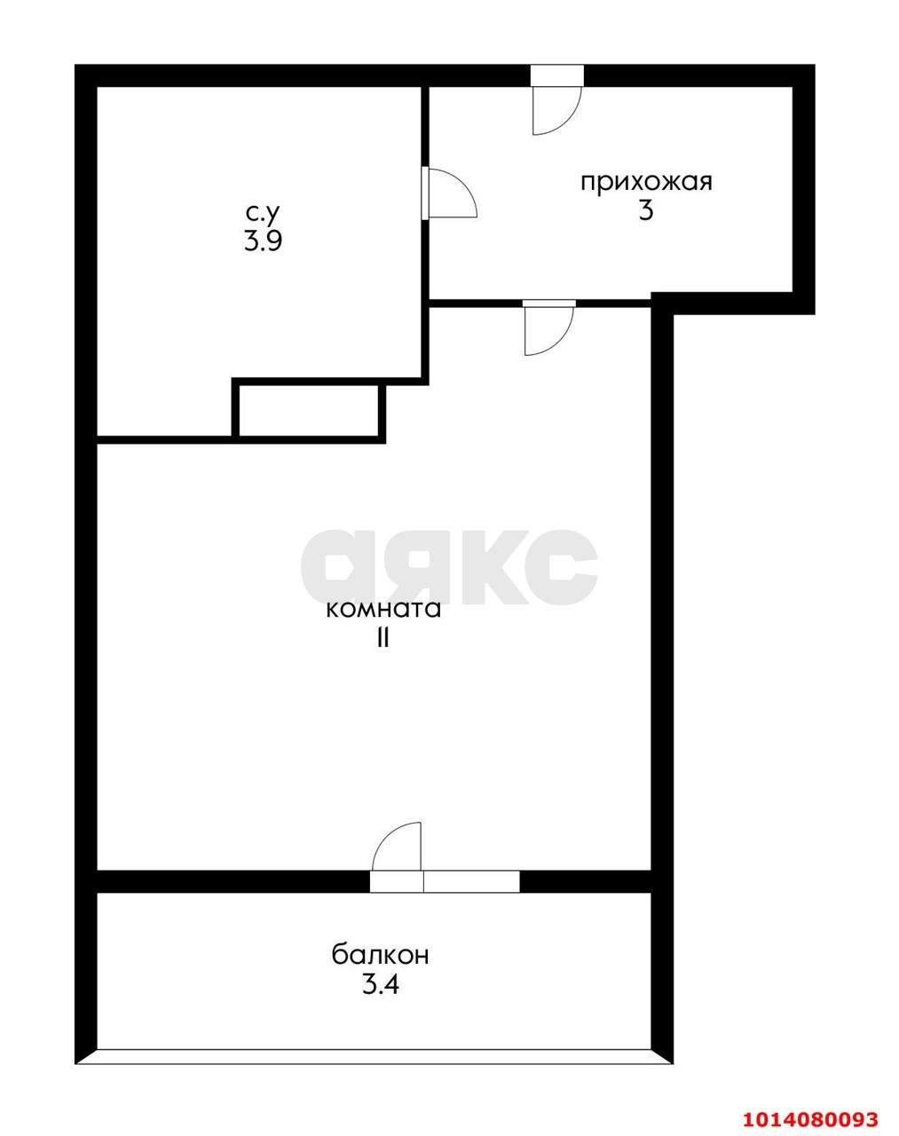 Фото №11: Студия 20 м² - Краснодар, жилой комплекс Самолёт, ул. Западный Обход, 39/2к2