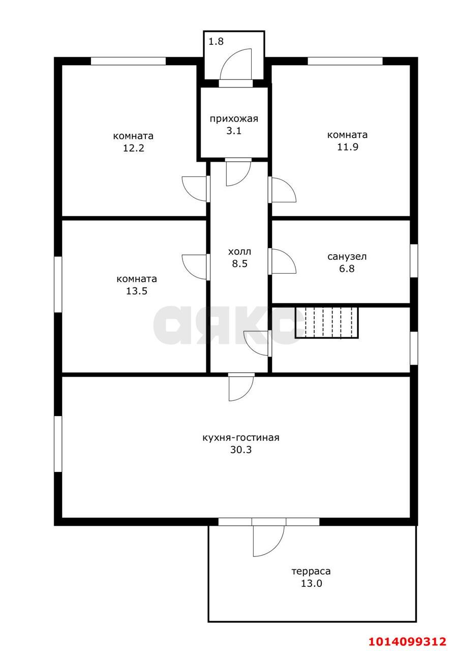 Фото №8: Дом 106 м² + 3.34 сот. - Краснодар, коттеджный  Комарово, ул. Авангардная, 8