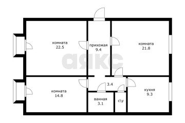 Фото №2: 3-комнатная квартира 86 м² - Краснодар, мкр. Дубинка, ул. Ставропольская, 81