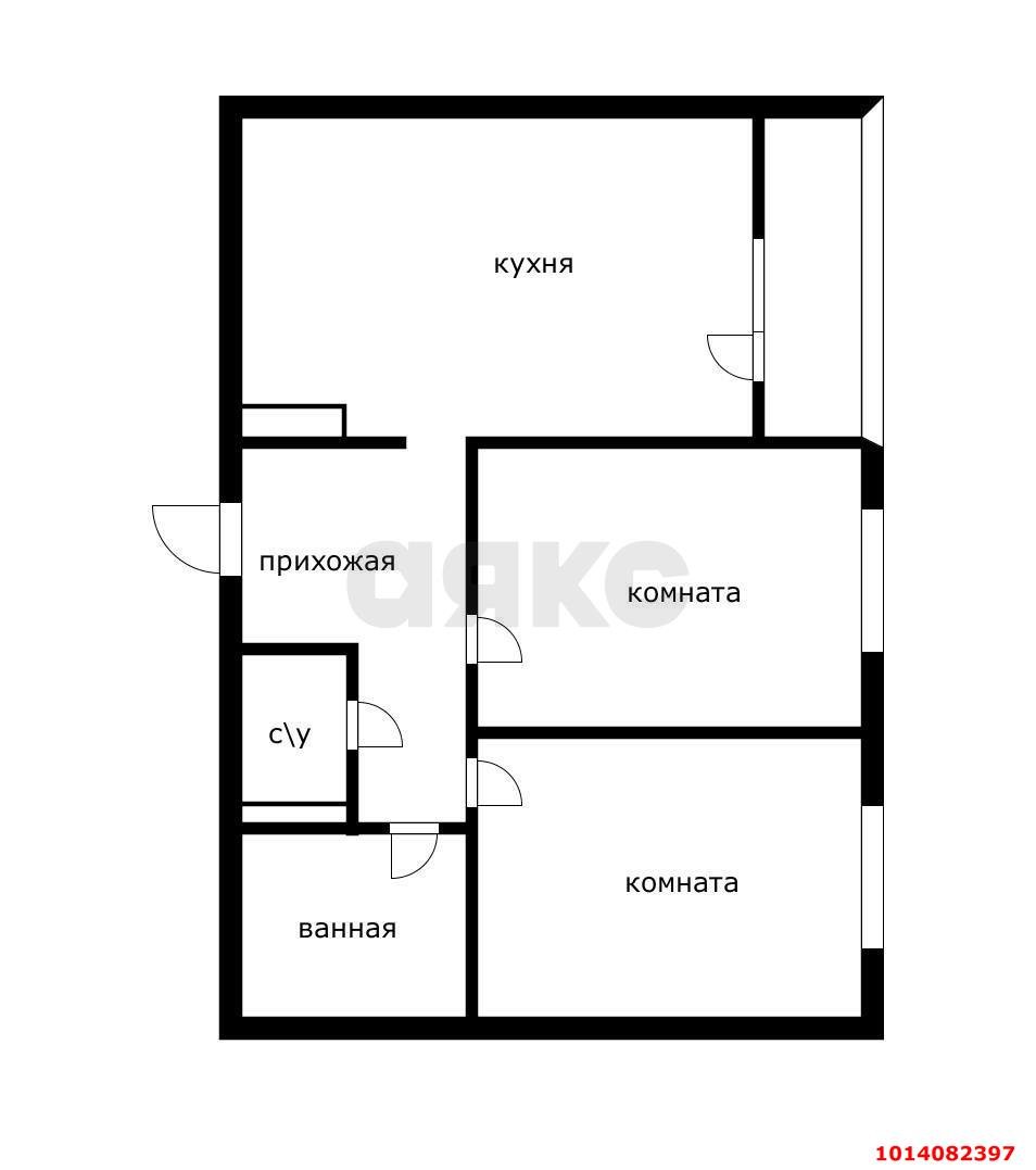 Фото №12: 2-комнатная квартира 52 м² - Краснодар, жилой комплекс Новые Сезоны, ул. Скандинавская, 1к9