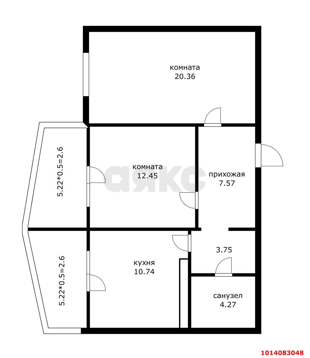 Фото №16: 2-комнатная квартира 58 м² - Краснодар, жилой комплекс Мой Город, ул. Западный Обход, 39/1к5