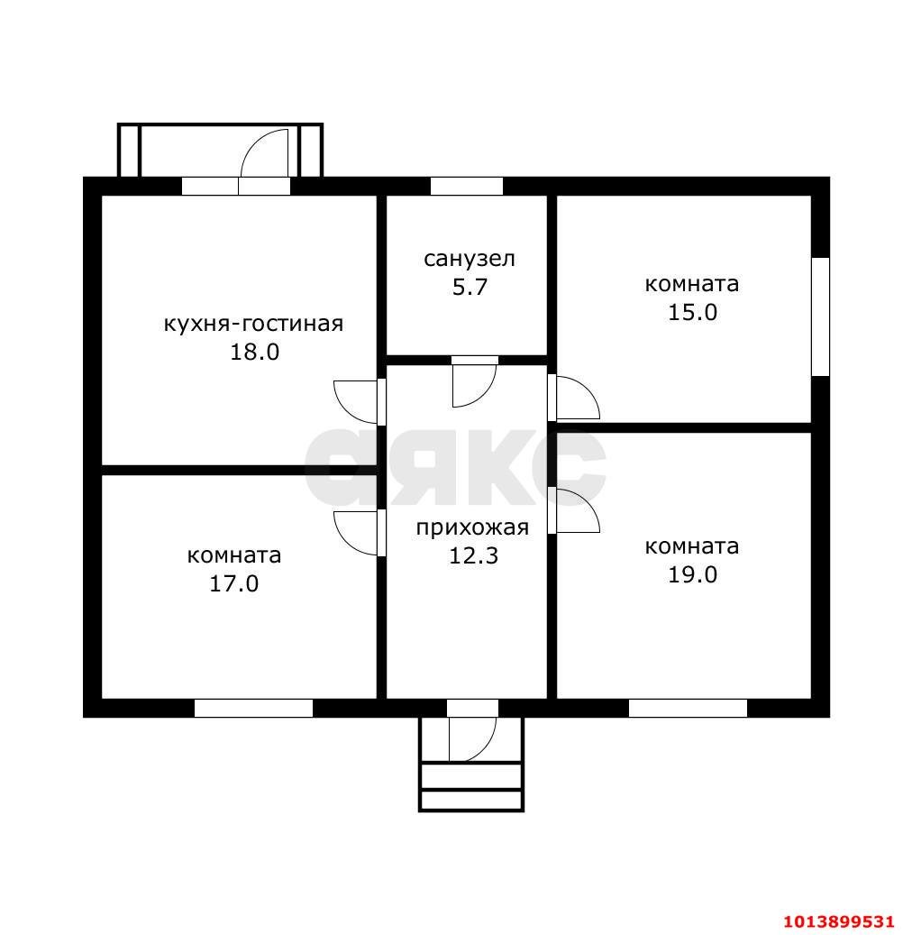 Фото №5: Дом 87 м² + 4 сот. - Краснодар, коттеджный  Комарово, ул. Свирская, 27