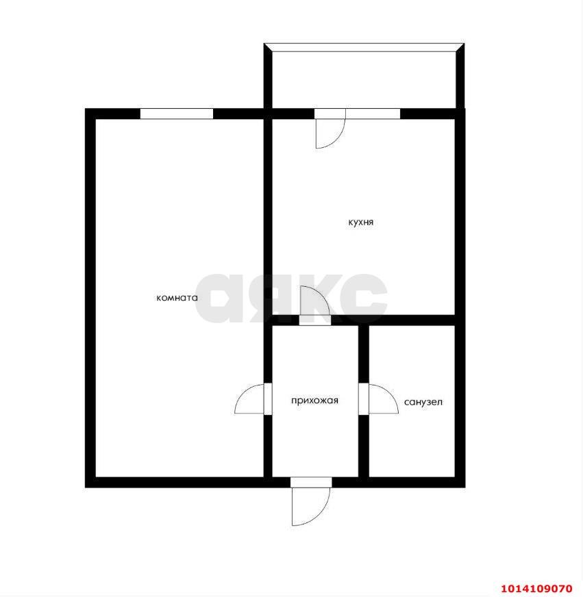 Фото №7: 1-комнатная квартира 34 м² - Краснодар, Прикубанский внутригородской округ, ул. Шевцова