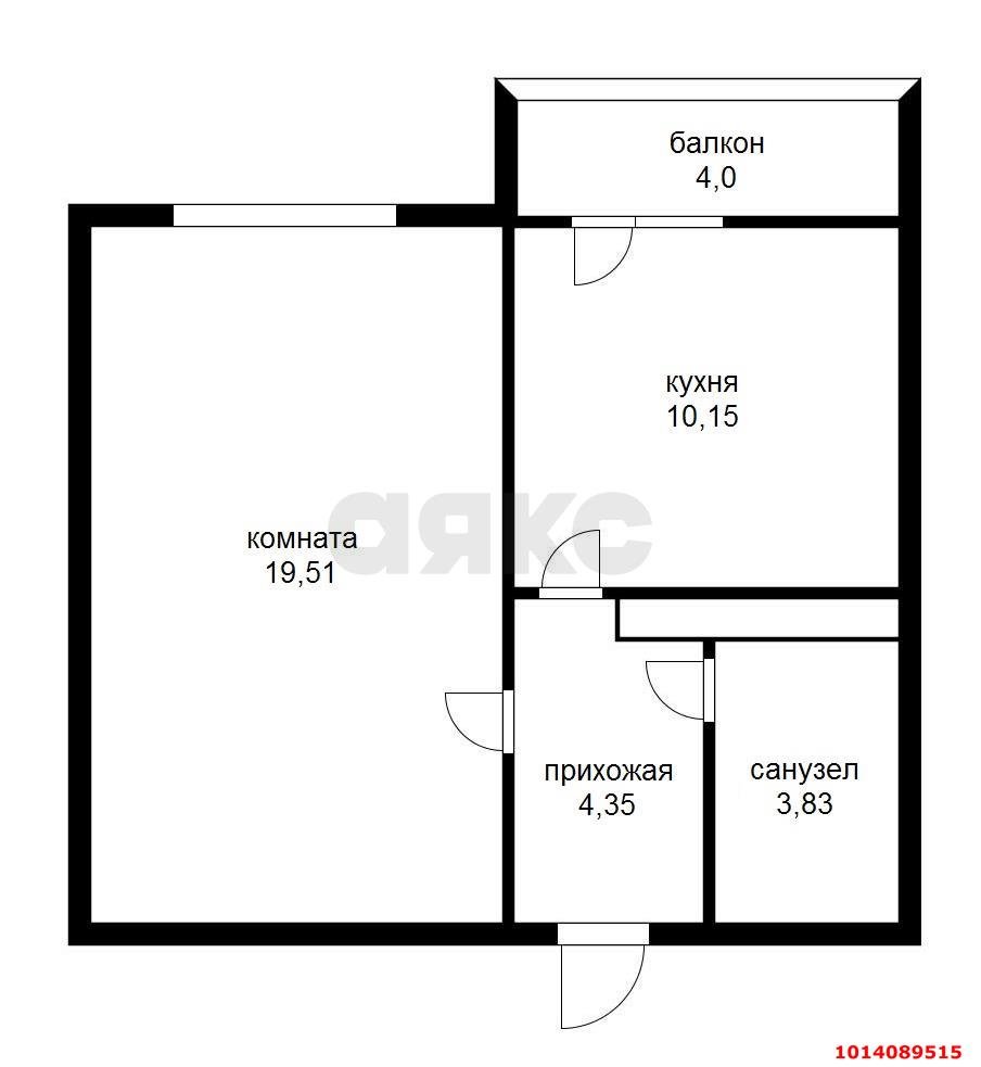 Фото №10: 1-комнатная квартира 42 м² - Краснодар, Гидростроителей, ул. Снесарева, 10/1