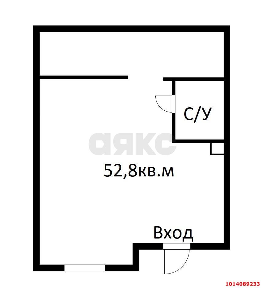 Фото №12: Торговое помещение 53 м² - Краснодар, жилой комплекс Фреш, ул. имени Валерия Гассия, 4/7к2