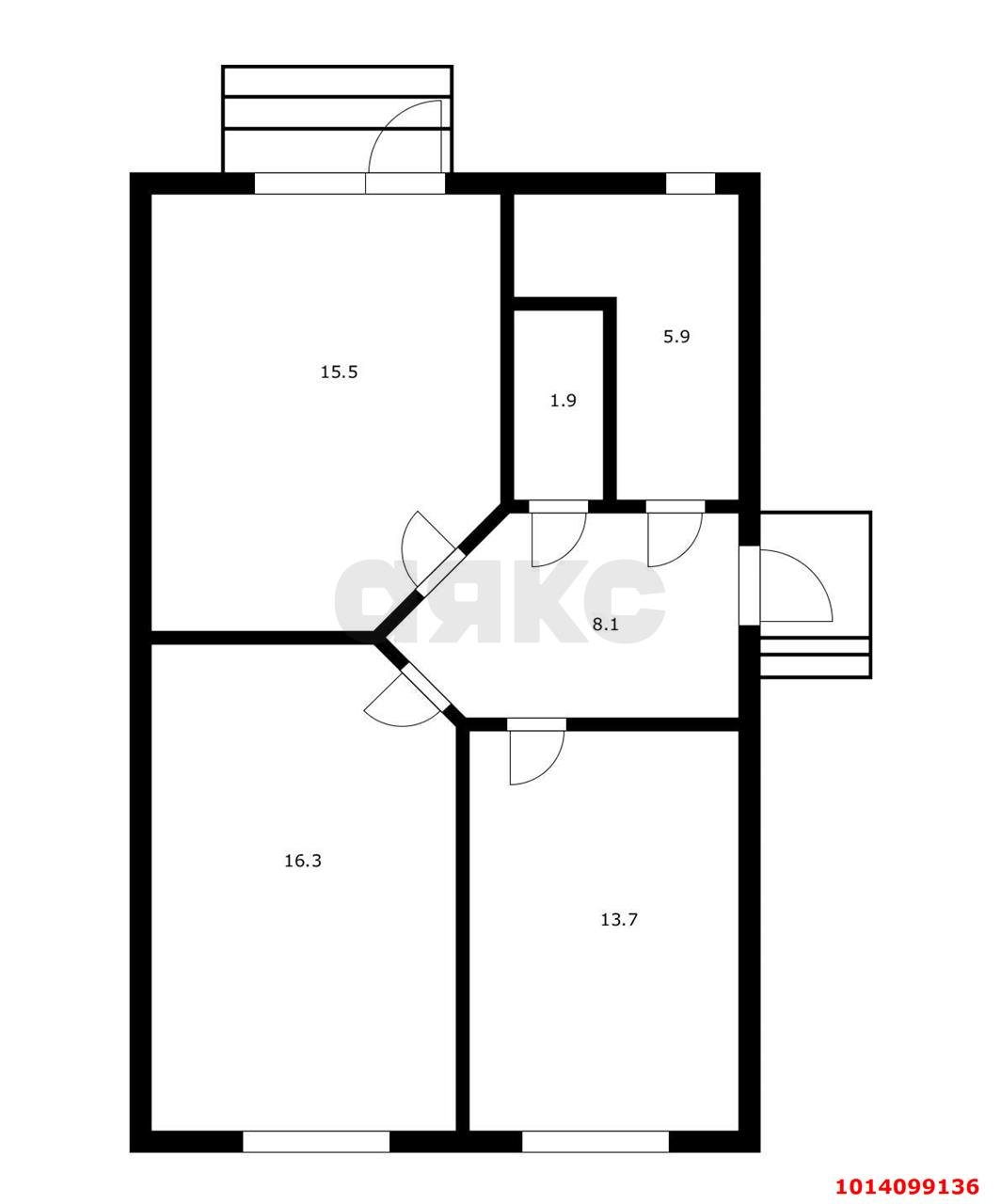 Фото №8: Дом 61 м² + 2.26 сот. - Выселки, ул. Солнечная, 27