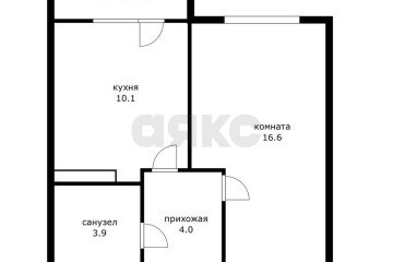 Фото №2: 1-комнатная квартира 35 м² - Берёзовый, мкр. жилой комплекс Нова Вита, 