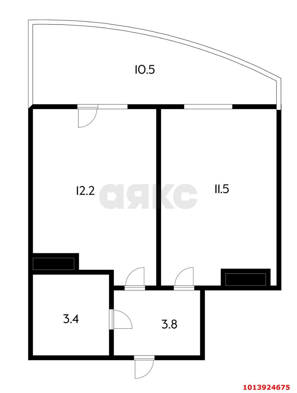 Фото №1: 1-комнатная квартира 31 м² - Краснодар, жилой комплекс Инсити, ул. Командорская, 5/1