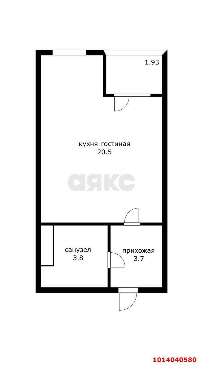 Фото №7: Студия 30 м² - Краснодар, Образцово, 