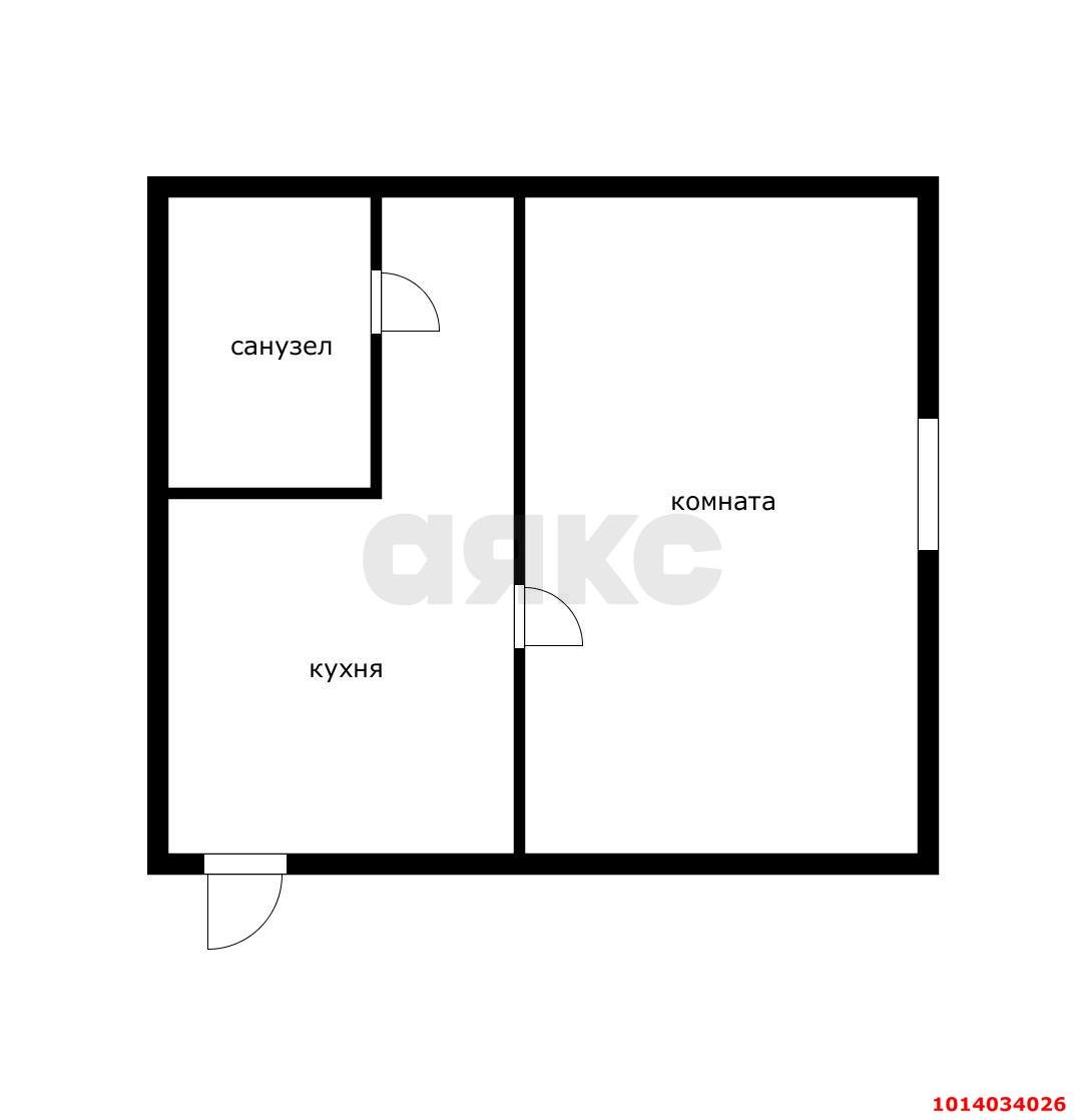 Фото №8: 1-комнатная квартира 33 м² - Краснодар, Центральный, ул. Советская, 32