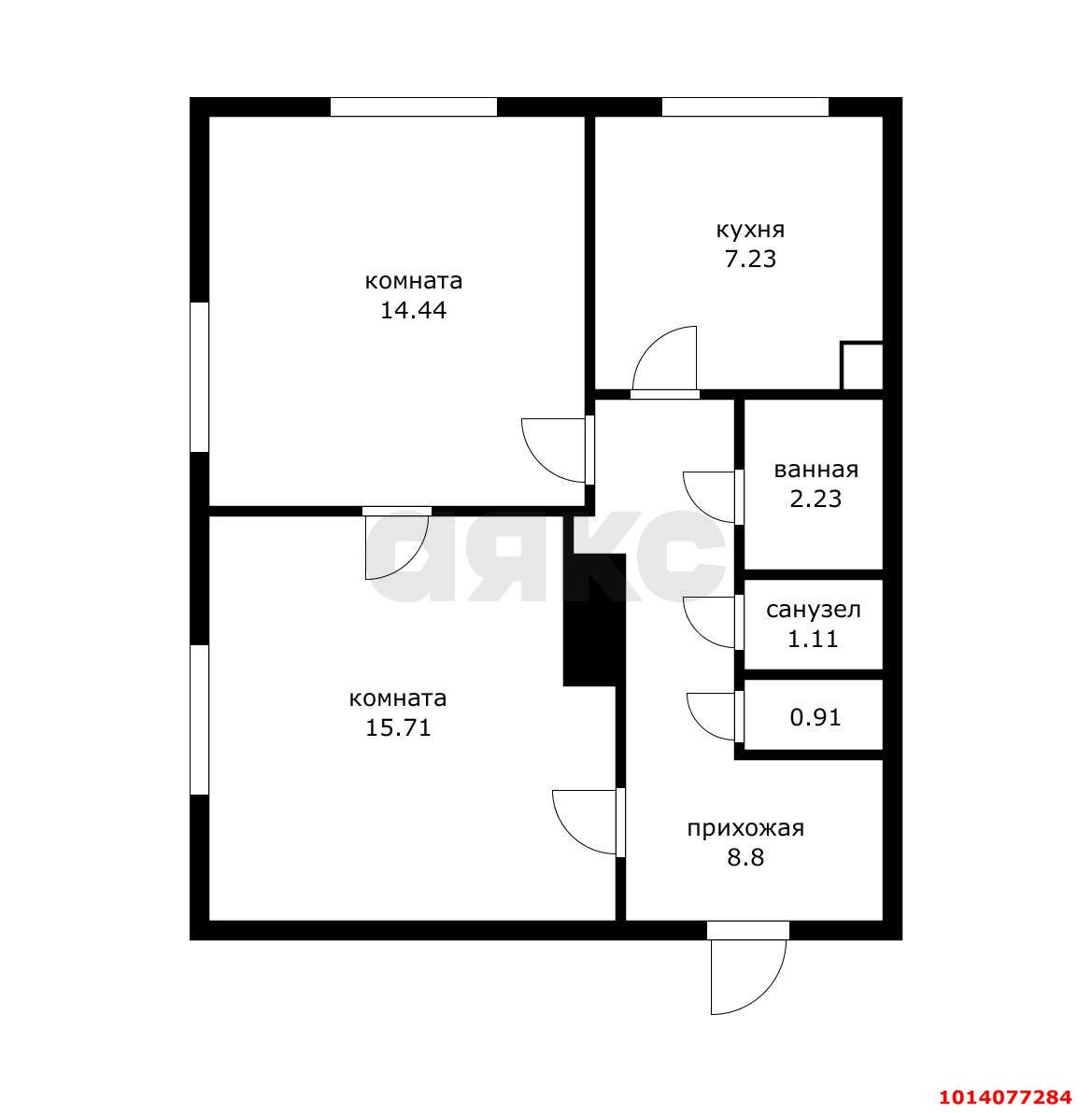 Фото №17: 2-комнатная квартира 55 м² - Краснодар, Центральный, ул. Красная, 184