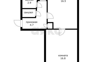 Фото №2: 2-комнатная квартира 46 м² - Белореченск, ул. Ленина, 23