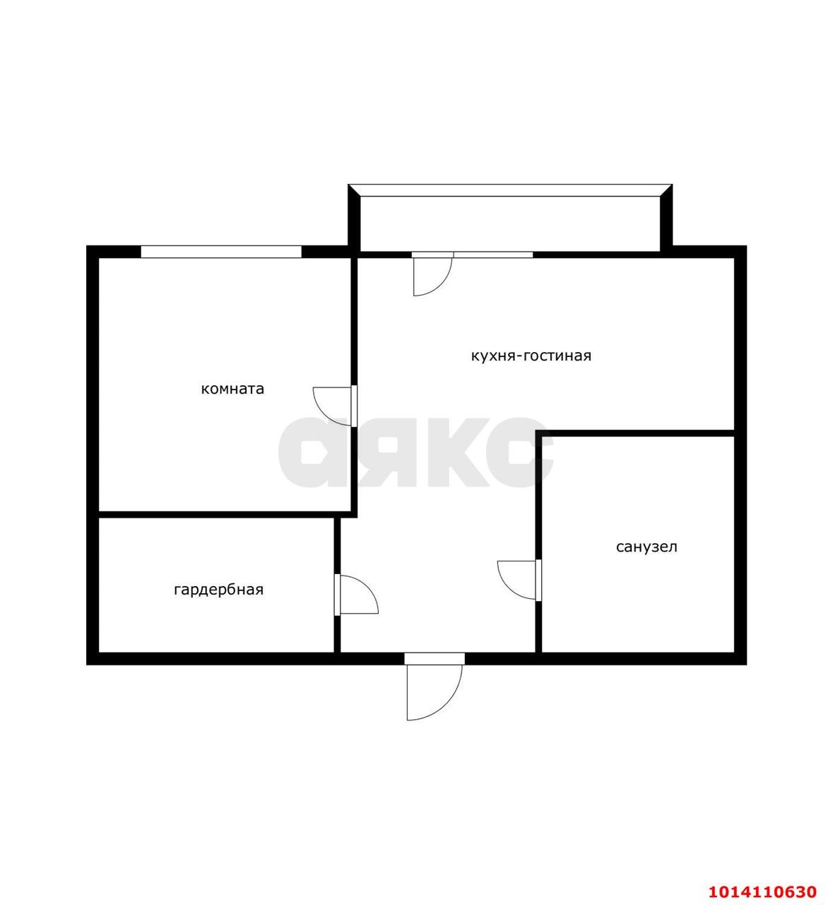 Фото №20: 1-комнатная квартира 40 м² - Краснодар, Камвольно-суконный Комбинат, ул. Магистральная, 11