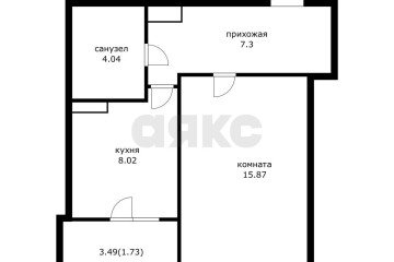 Фото №1: 1-комнатная квартира 37 м² - Краснодар, мкр. Догма Парк, ул. Марины Цветаевой, 17к1