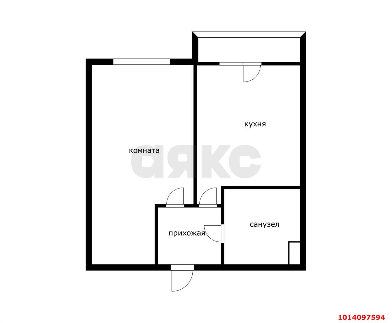 Фото №7: 1-комнатная квартира 40 м² - Краснодар, Почтовый, ул. Кружевная, 14