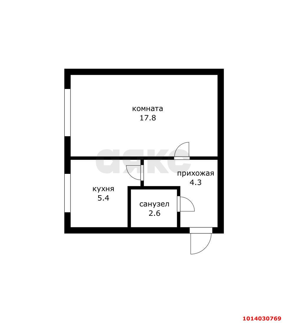 Фото №13: 1-комнатная квартира 30 м² - Краснодар, 40 лет Победы, ул. Механическая, 29