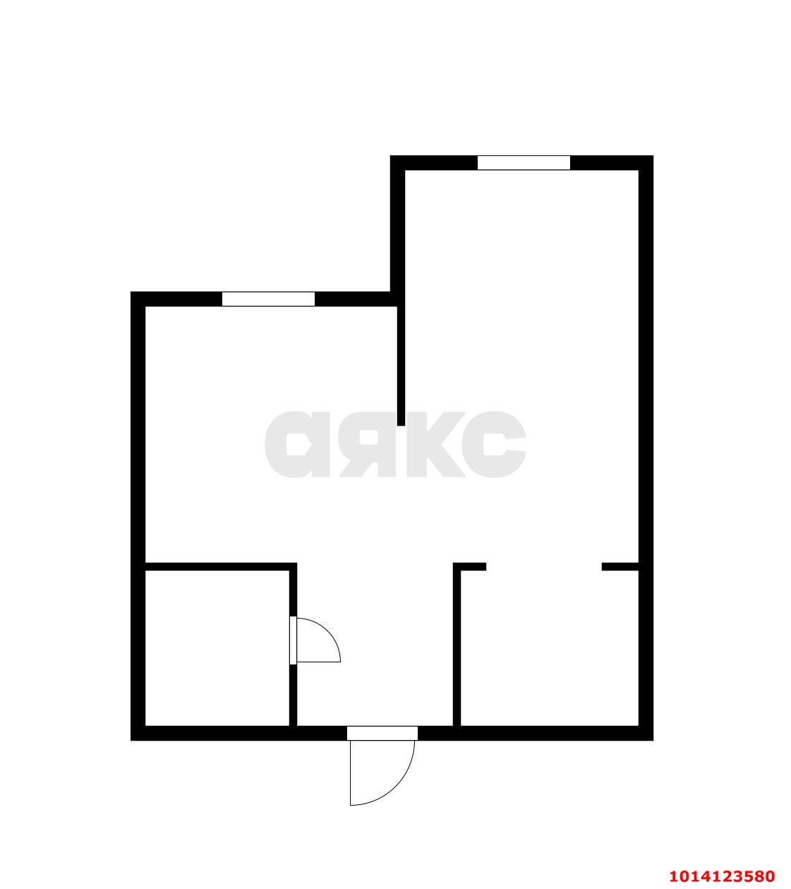 Фото №10: 1-комнатная квартира 38 м² - Знаменский, жилой комплекс Первомайский, ул. Первомайская, 36/3