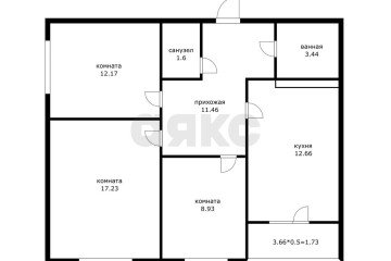 Фото №5: 3-комнатная квартира 70 м² - Краснодар, мкр. Достояние, ул. Григория Булгакова, 7