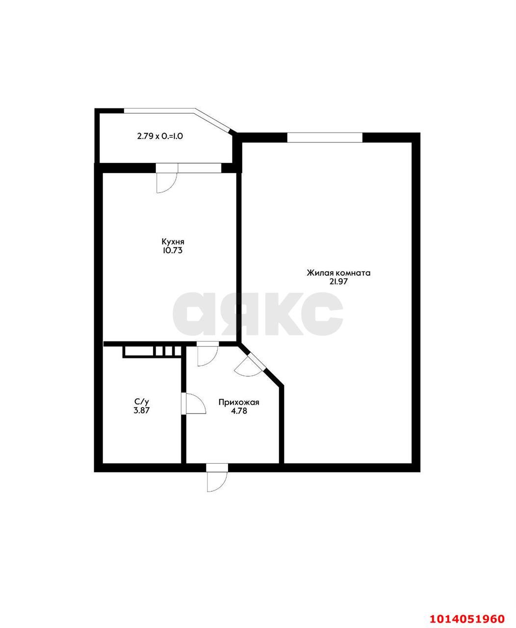 Фото №6: 1-комнатная квартира 41 м² - Краснодар, Достояние, ул. им. Мурата Ахеджака, 10А