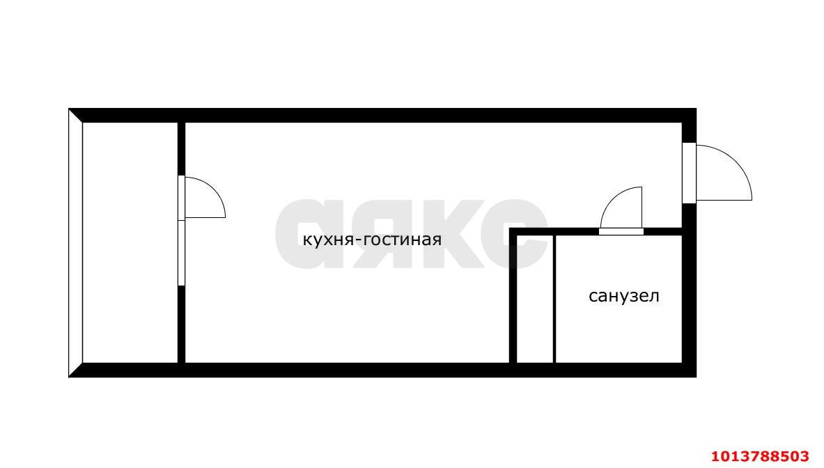 Фото №9: Студия 22 м² - Краснодар, жилой комплекс Радуга, ул. Евгении Жигуленко, 7к1