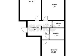 Фото №4: 2-комнатная квартира 68 м² - Краснодар, мкр. Почтовый, ул. имени Валерия Гассия, 19