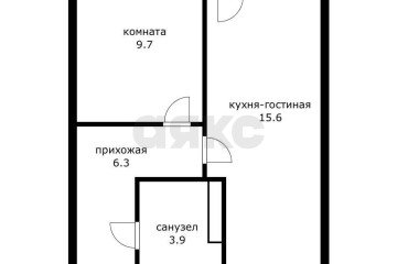 Фото №5: 1-комнатная квартира 35 м² - Краснодар, мкр. жилой комплекс Дыхание, ул. Лётчика Позднякова, 2