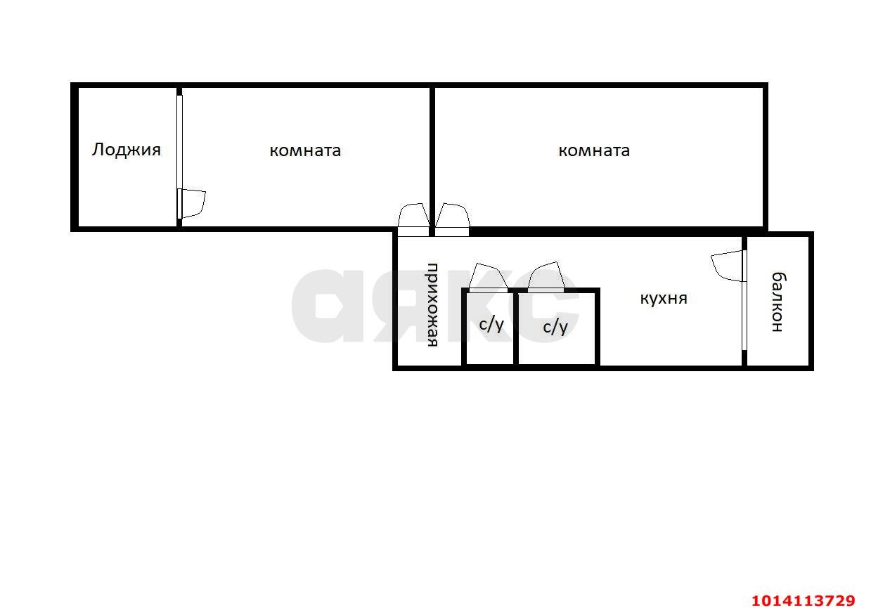 Фото №4: 2-комнатная квартира 53 м² - Краснодар, Фестивальный, ул. имени Тургенева, 166