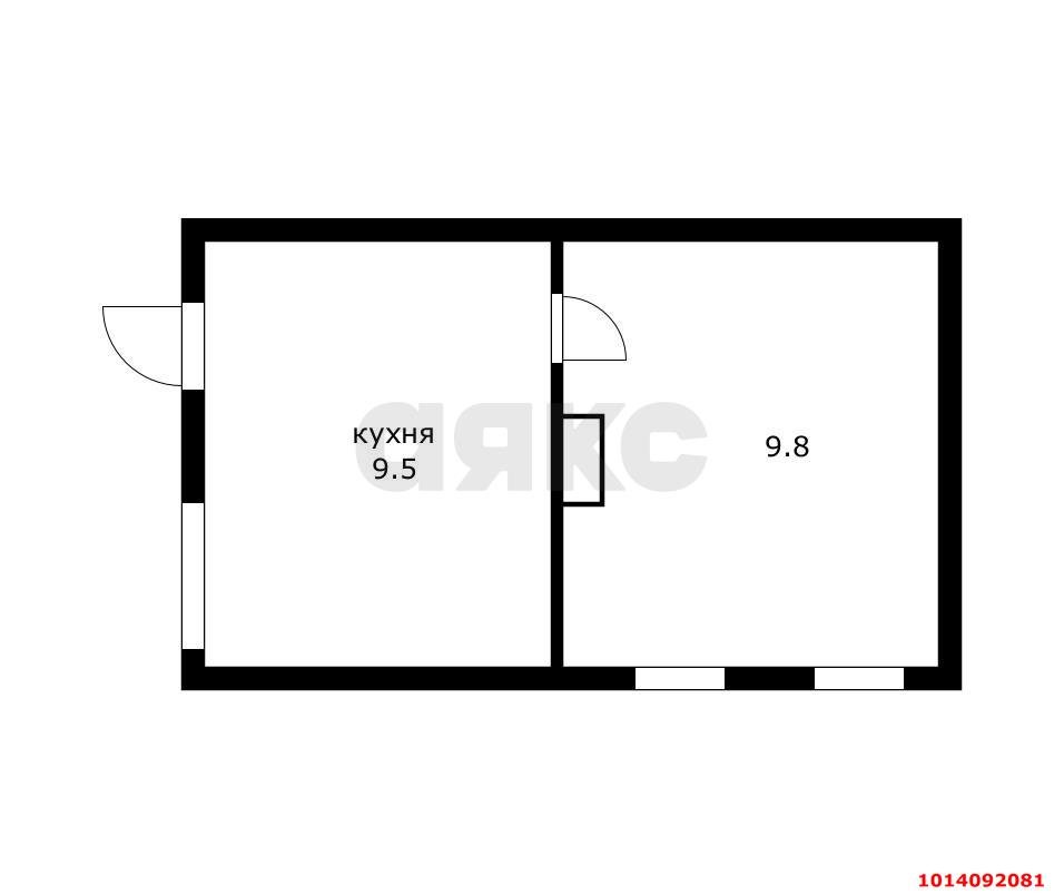 Фото №13: 1-комнатная квартира 19 м² - Краснодар, Центральный, ул. Митрофана Седина, 72