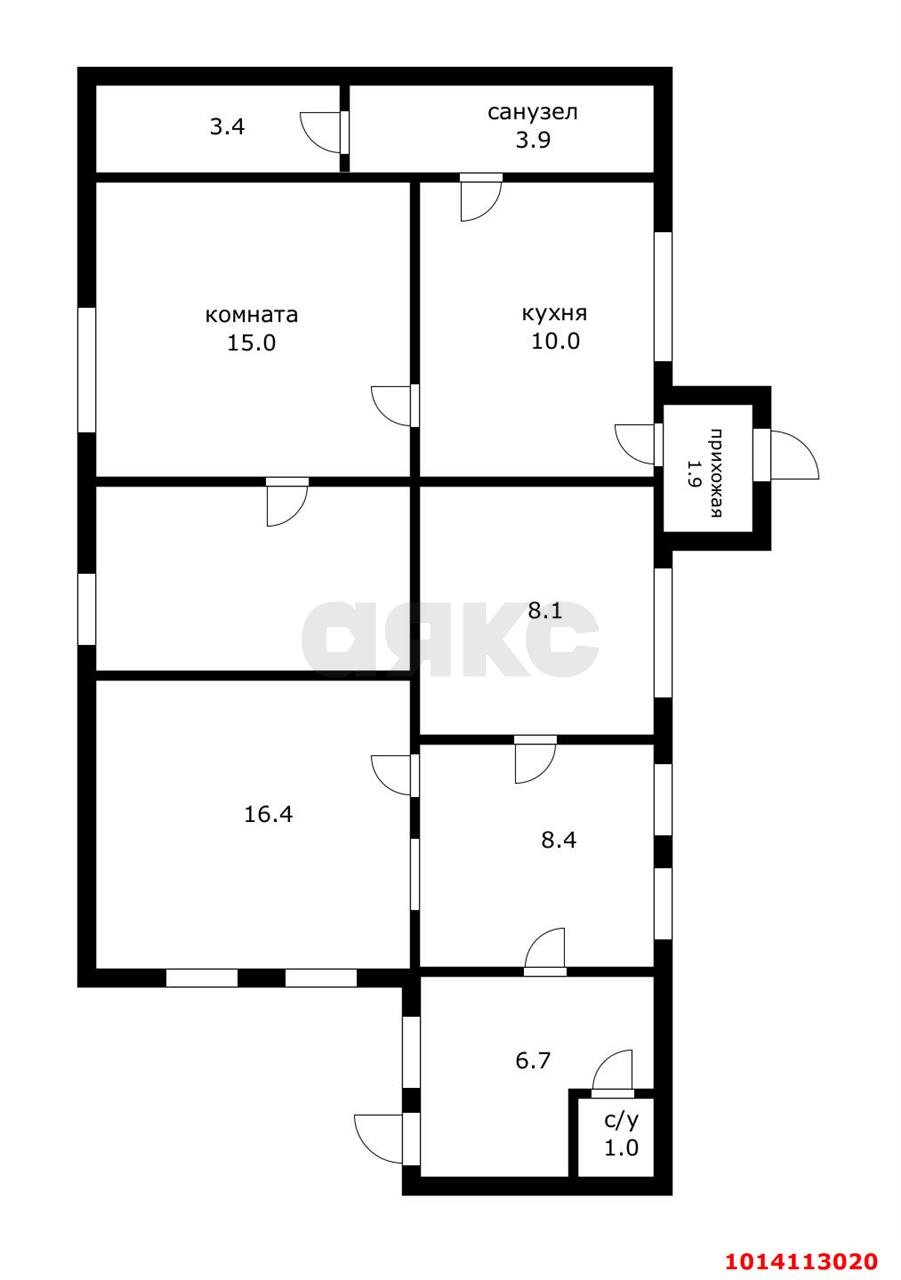 Фото №13: Часть дома 43 м² + 1.83 сот. - Краснодар, Центральный, ул. Суворова, 119