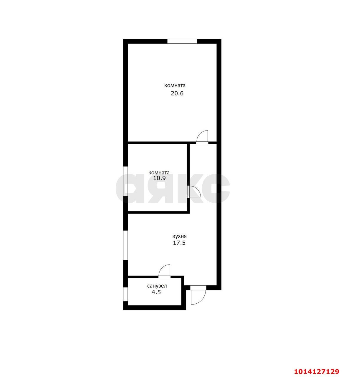 Фото №5: 2-комнатная квартира 53 м² - Краснодар, Центральный, ул. Леваневского, 67