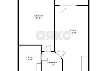 Фото №2: 1-комнатная квартира 32 м² - Краснодар, мкр. имени Петра Метальникова, ул. Петра Метальникова, 36