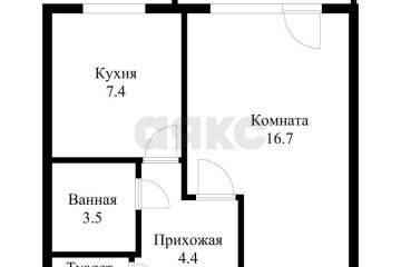 Фото №2: 1-комнатная квартира 35 м² - Краснодар, мкр. Западный внутригородской округ, ул. Рашпилевская, 178/1