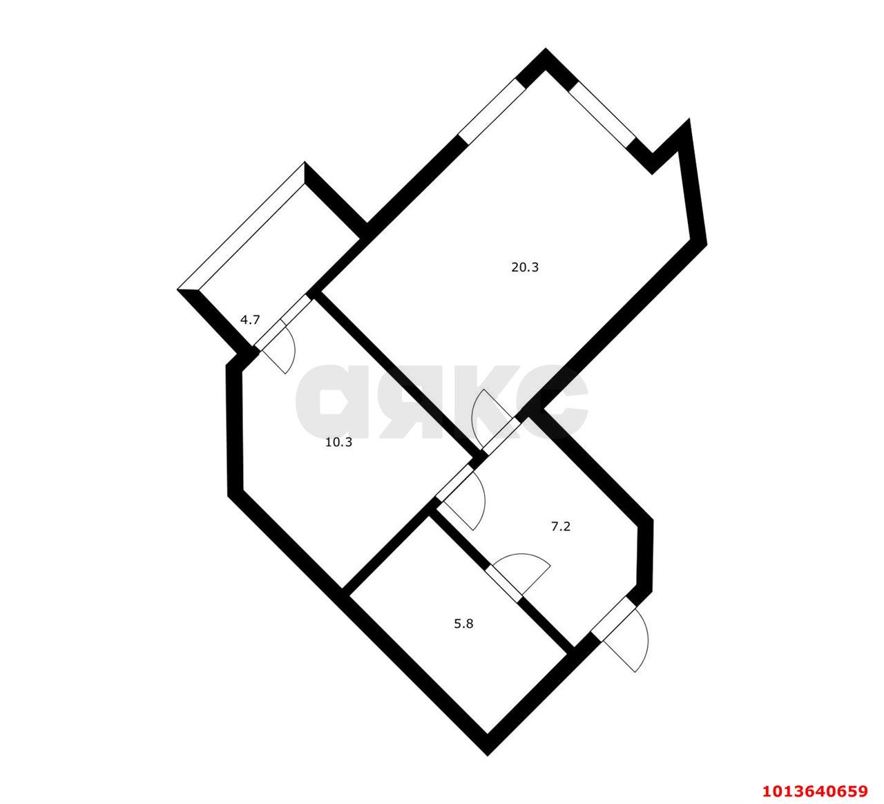 Фото №6: 1-комнатная квартира 43 м² - Краснодар, 2-я Площадка, ул. Ветеранов, 85