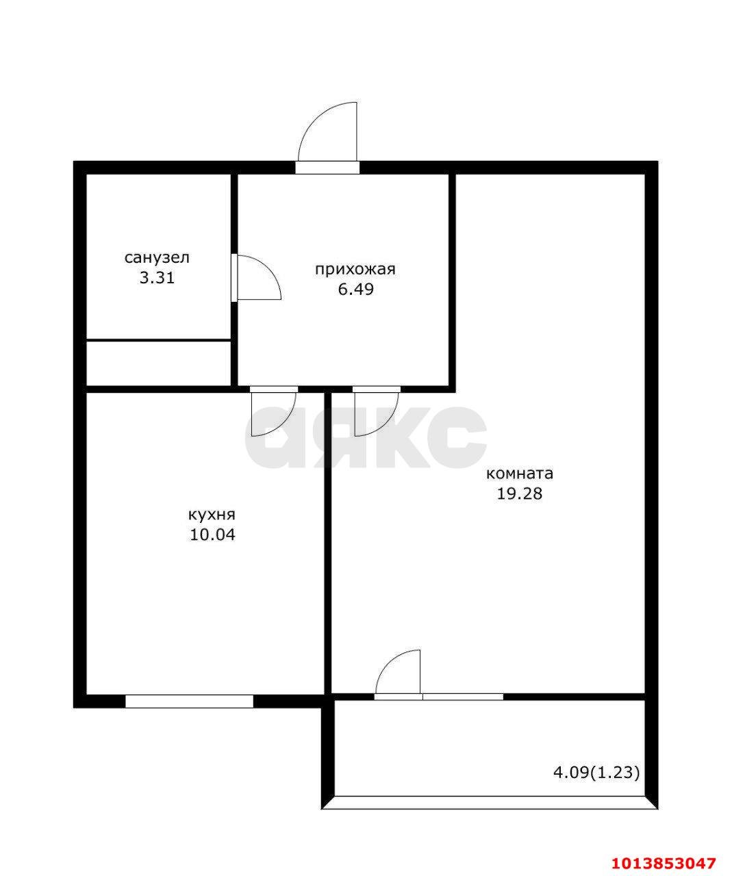 Фото №5: 1-комнатная квартира 40 м² - Краснодар, жилой комплекс Восход, ул. Гидростроителей, 59