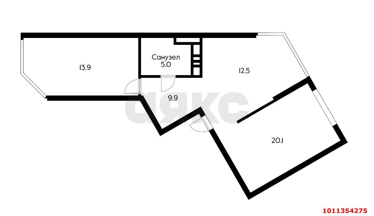 Фото №18: 2-комнатная квартира 70 м² - Краснодар, Юбилейный, ул. Генерала Шифрина, 1