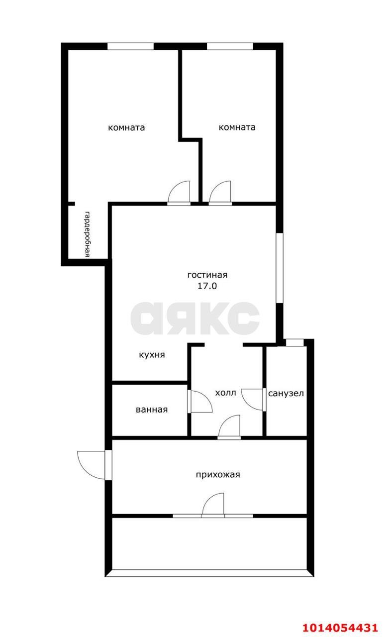 Фото №10: 2-комнатная квартира 60 м² - Краснодар, Центральный, ул. Щорса, 1