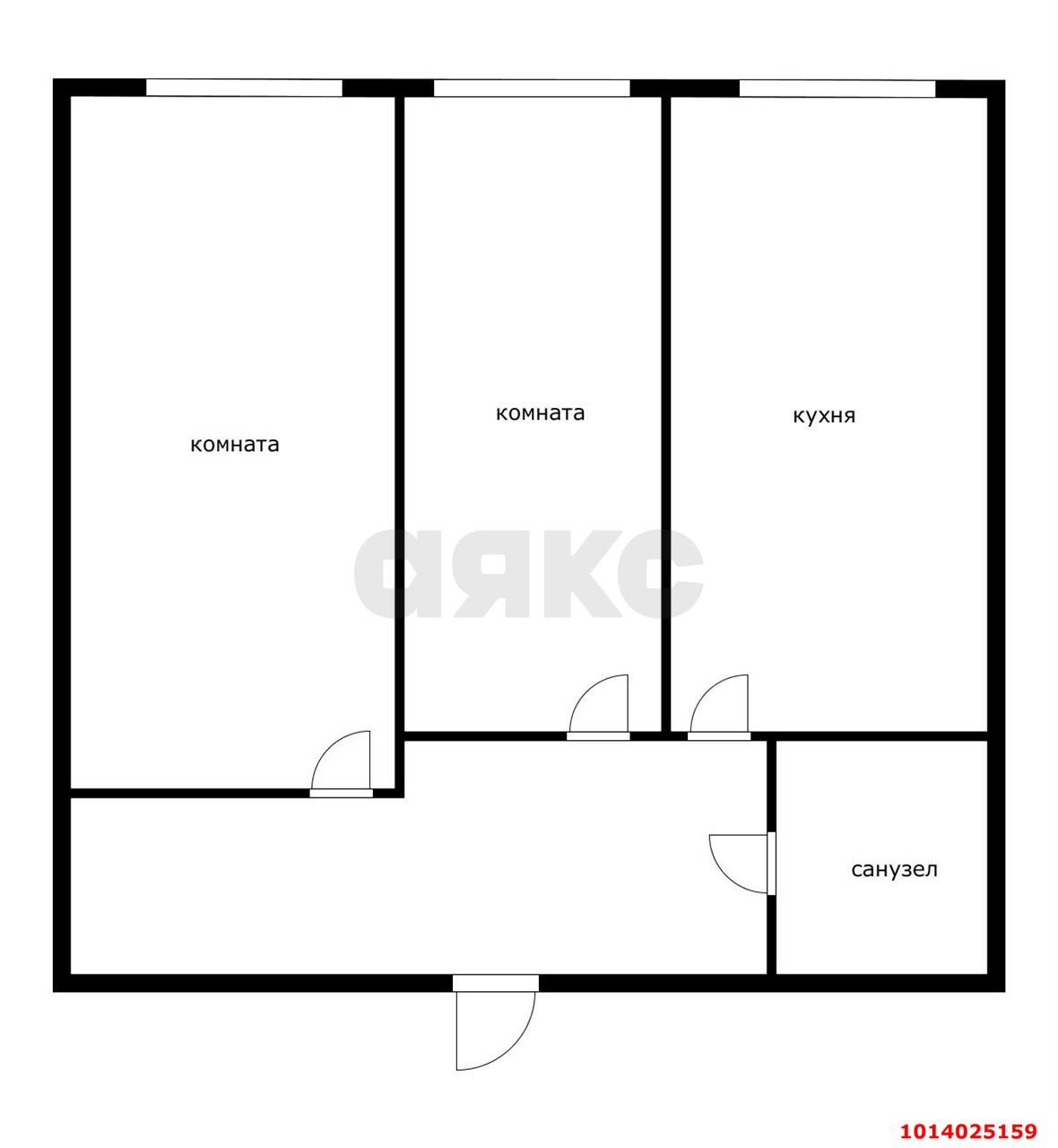 Фото №14: 2-комнатная квартира 48 м² - Краснодар, имени Петра Метальникова, ул. Петра Метальникова, 40