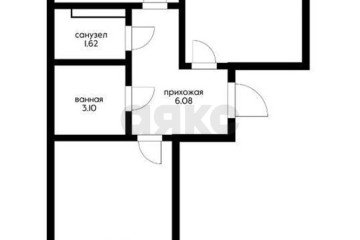 Фото №4: 2-комнатная квартира 54 м² - Краснодар, мкр. жилой комплекс Сограт, ул. Красных Партизан, 4/15