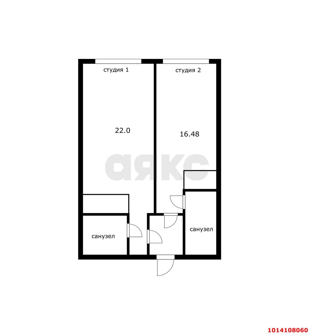 Фото №12: 1-комнатная квартира 41 м² - Краснодар, жилой комплекс Культурный, ул. Чайковского, 23