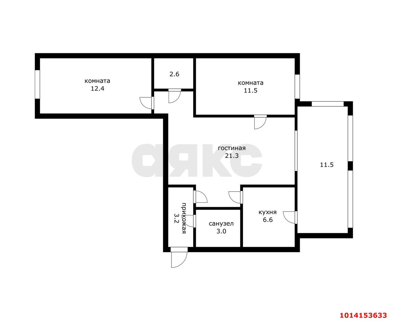 Фото №18: 3-комнатная квартира 85 м² - Краснодар, Черёмушки, ул. Ставропольская, 264