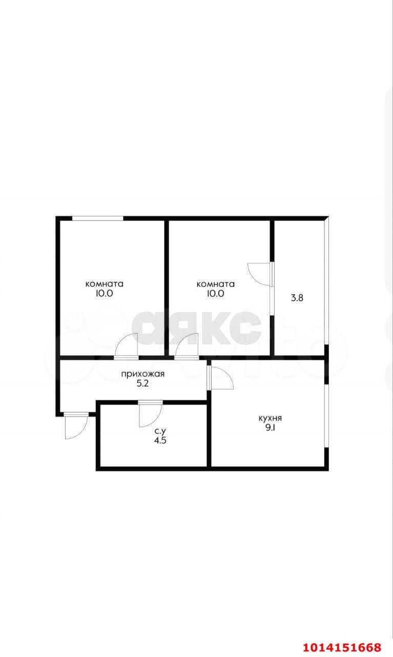 Фото №7: 2-комнатная квартира 42 м² - Краснодар, жилой комплекс Самолёт-2, ул. Западный Обход, 57к1