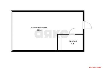 Фото №5: Студия 33 м² - Краснодар, мкр. Солнечный, пр-кт Константина Образцова, 25к2