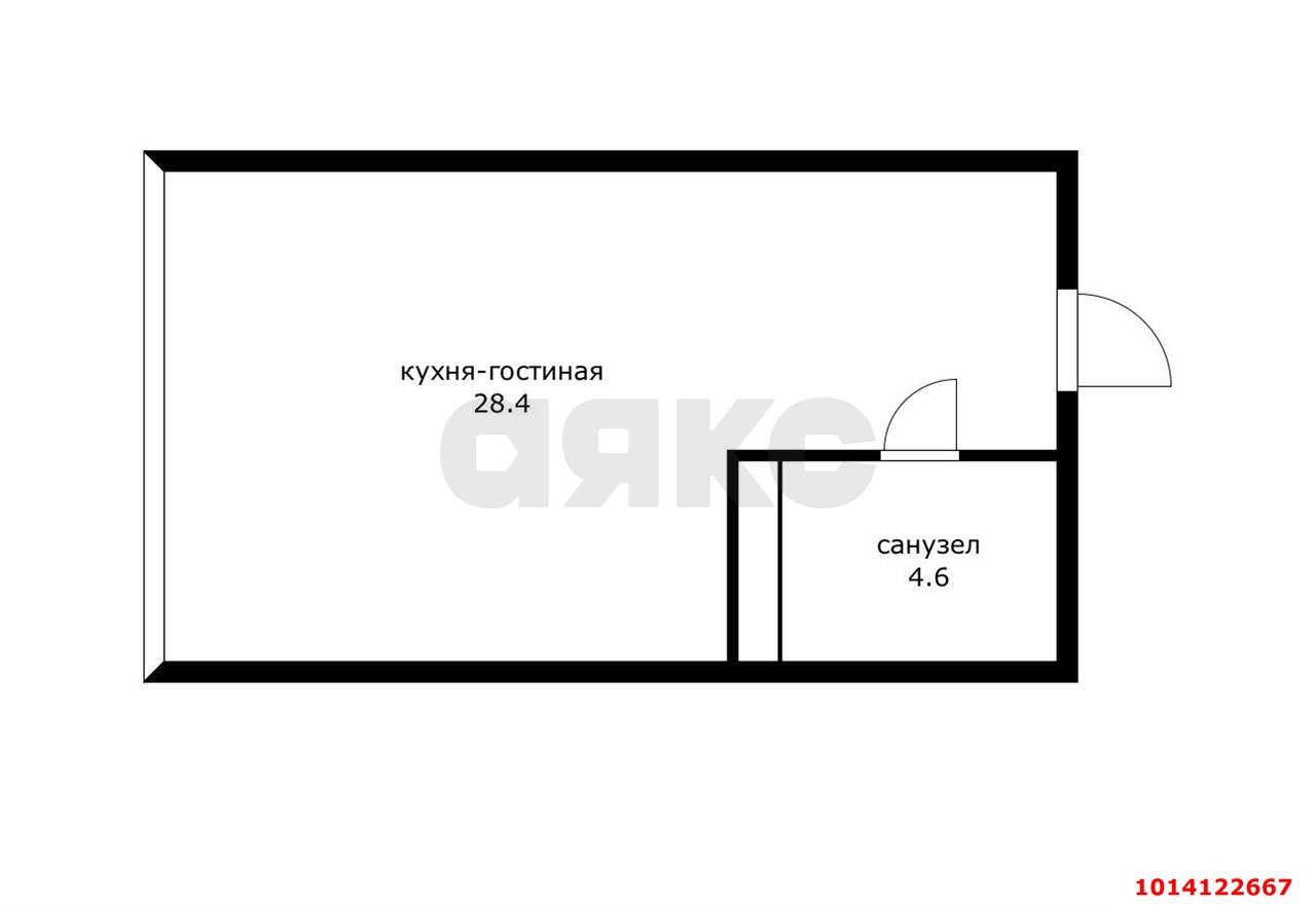 Фото №5: Студия 33 м² - Краснодар, Солнечный, пр-кт Константина Образцова, 25к2