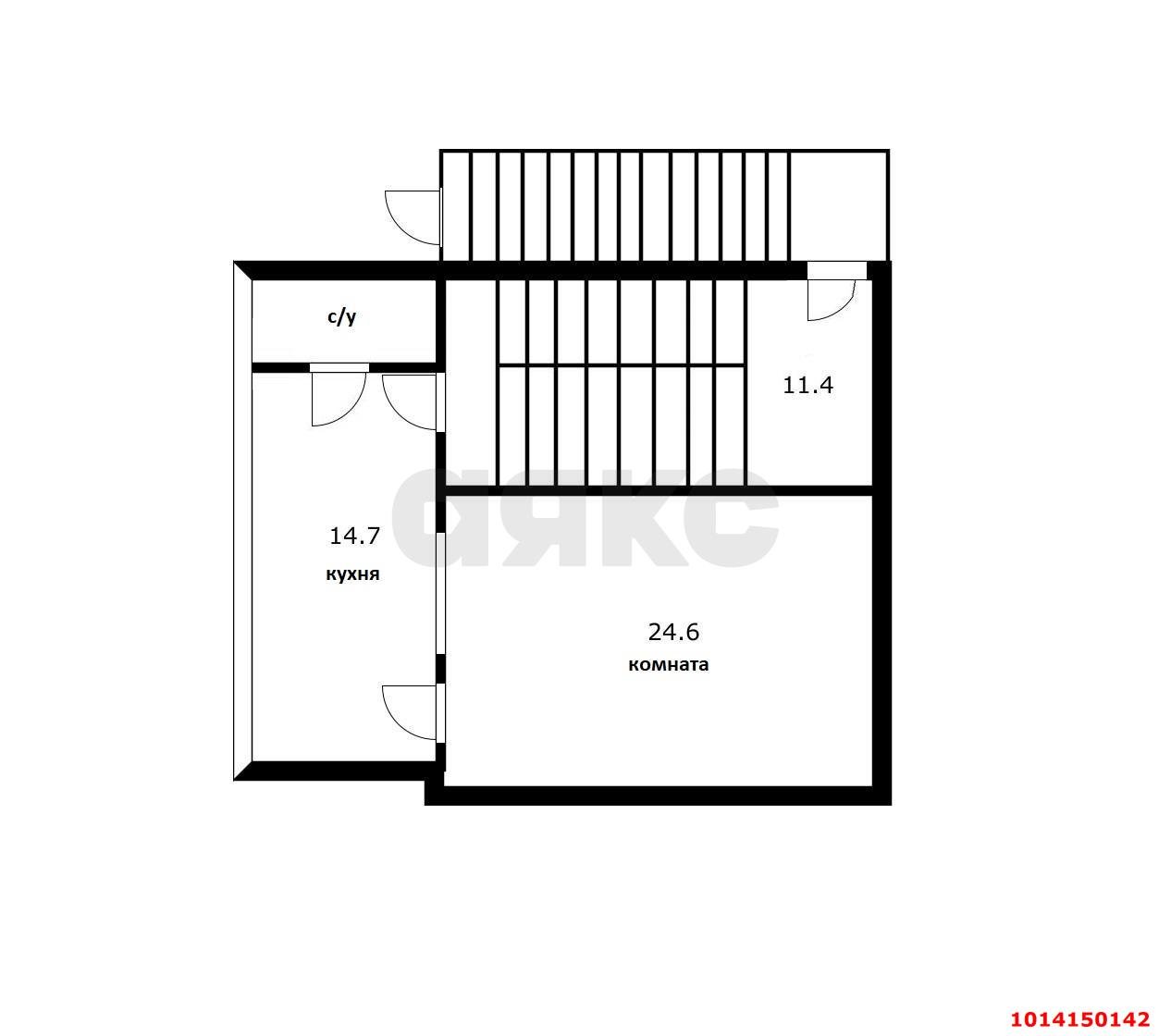 Фото №4: 1-комнатная квартира 50 м² - Краснодар, Центральный, ул. Коммунаров, 92