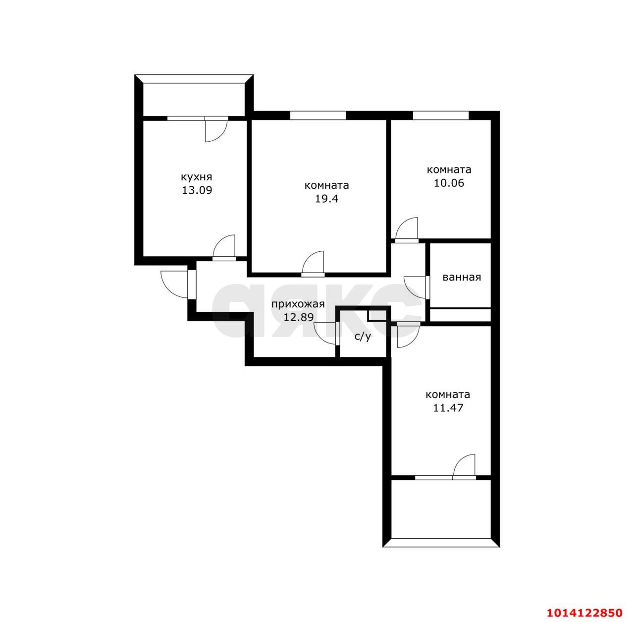 Фото №16: 3-комнатная квартира 71 м² - Краснодар, Дубинка, ул. КИМ, 147