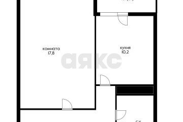 Фото №5: 1-комнатная квартира 40 м² - Краснодар, мкр. жилой комплекс Фреш, ул. имени Валерия Гассия, 4/7к2