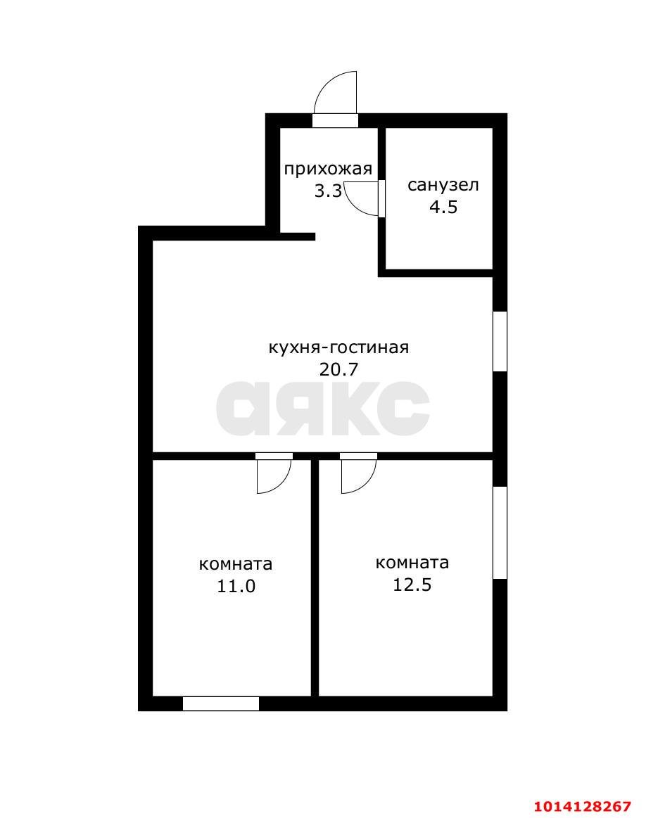 Фото №16: 2-комнатная квартира 52 м² - Краснодар, Калинино, ул. Пригородная, 140