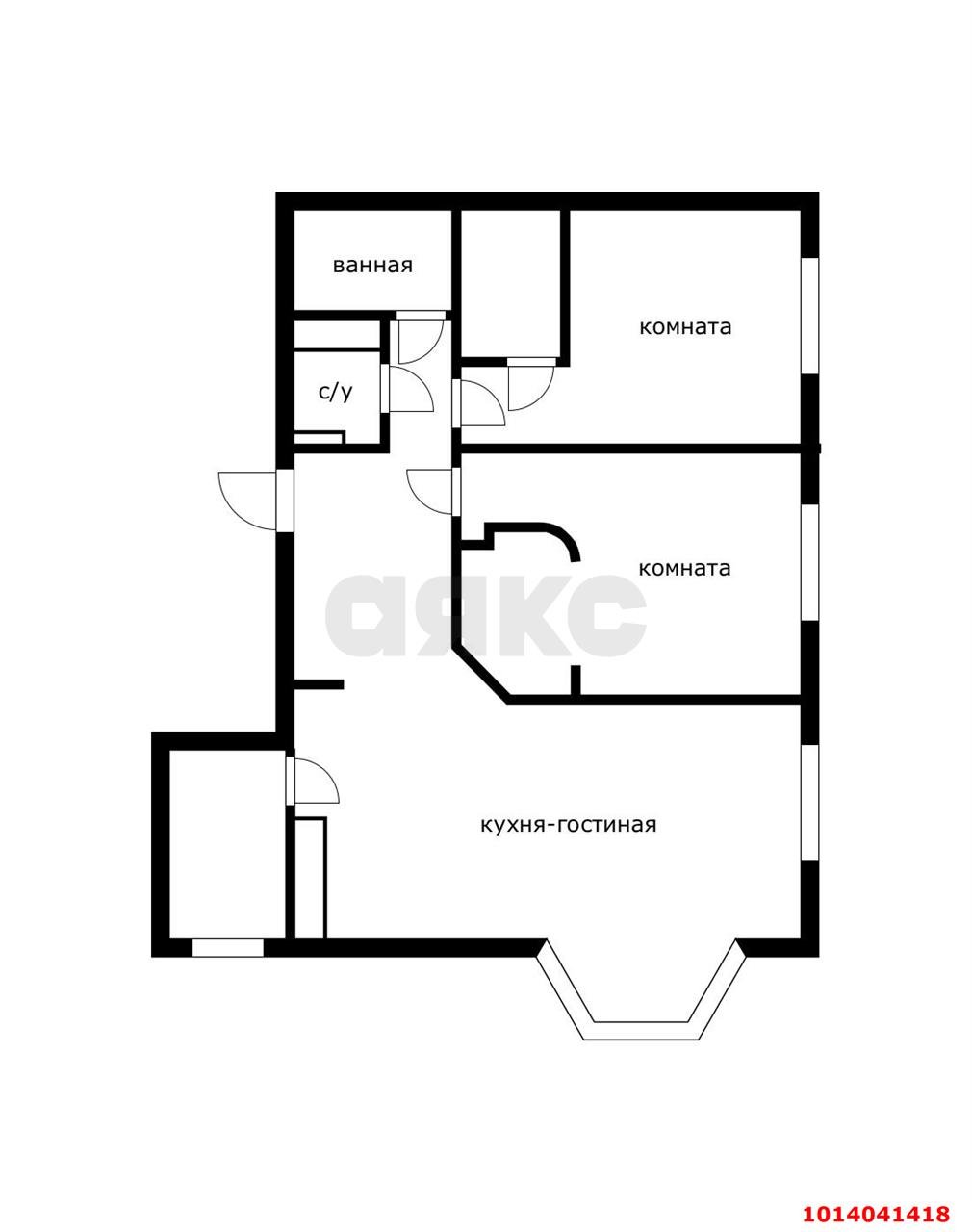 Фото №8: 2-комнатная квартира 90 м² - Краснодар, Западный внутригородской округ, ул. Строителей, 21