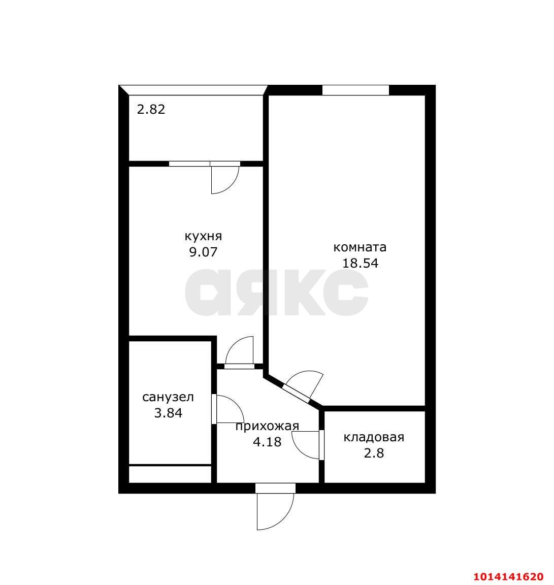 Фото №11: 1-комнатная квартира 41 м² - Краснодар, жилой комплекс Большой, ул. Красная, 176лит1